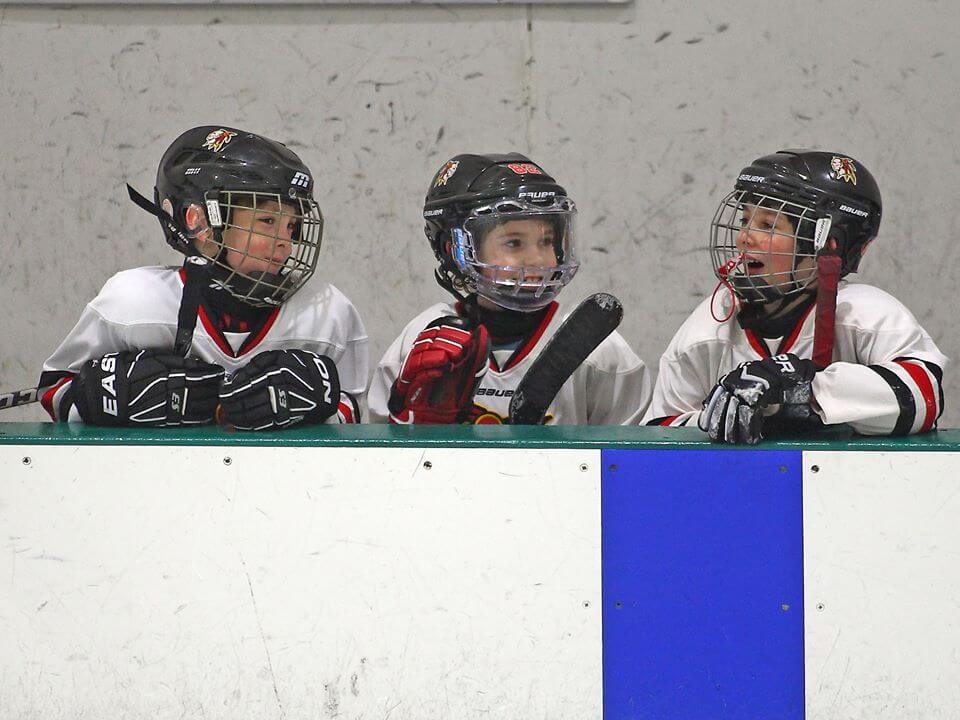 In honor of Youth Hockey Day, the boys are rocking jerseys from local youth hockey  teams! 📸 Who's wearing your jersey?