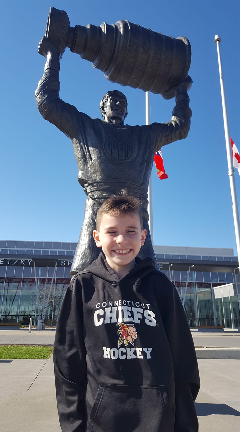 Duncan Rutsch at the Wayne Gretzky Sports Centre