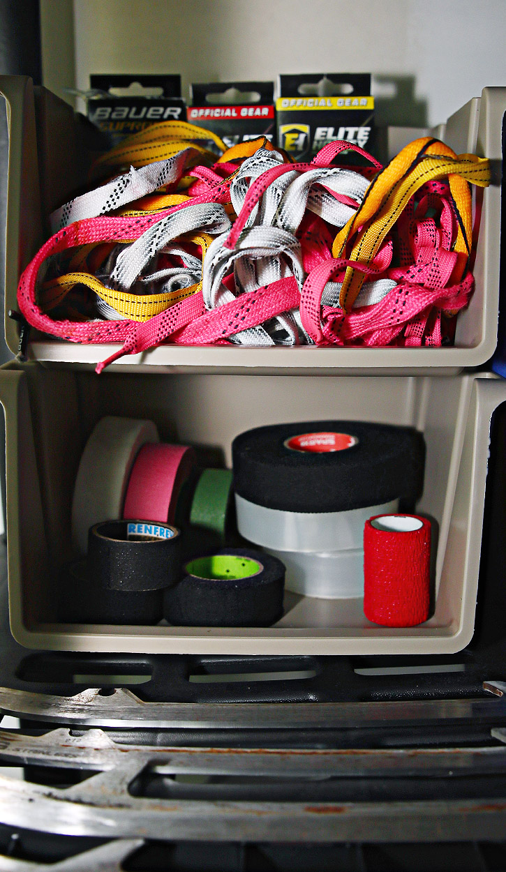 Skate Laces and Hockey Tape
